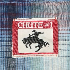 Vintage 80s Chute Western Shirt Size M