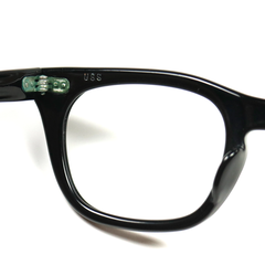 70s U.S. Military Issue Glasses ‘USS’ Frame - Black [46-26]