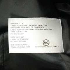 Adriano Goldschmied Leather Jacket Size M