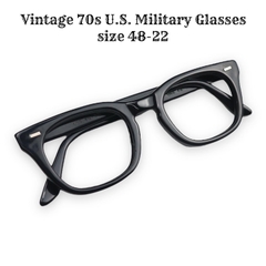 Vintage 70s U.S. Military Glasses Size 48-22