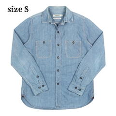 Omnigod Selvedge Chambray Work Shirt Size S