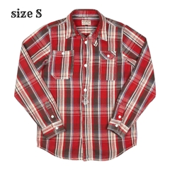 APPUREAM Heavy Flannel Work Shirt Size S