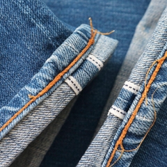 90s Levi's Valencia Made Lot 201 Selvedge Denim Size 28
