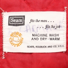Vintage 60s Sears USA Denim Jacket Size XL