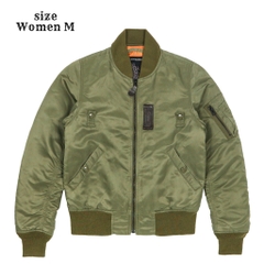 Alpha Industries Bomber Jacket Women Size M