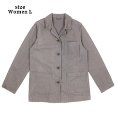 Bulle de Savon Japan Canvas Chore Coat Women Size L