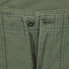 orSlow Japan Olive Sateen Slim Fatigue Pants Size 27