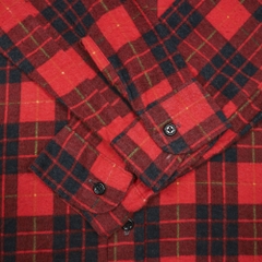 Vtg Five Brother Made in USA Plaid Shirt Size M