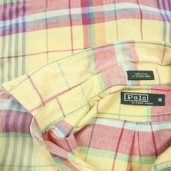 Vtg Polo Ralph Lauren USA Plaid Shirt Size S