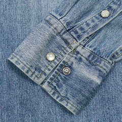 Yevs Japan Denim Western Shirt Women Size M