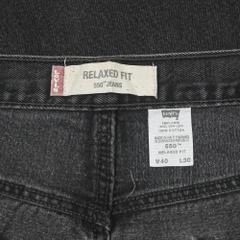 2000s Levi's 550 Black Denim Jeans Size 38