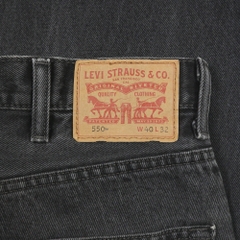 2010s Levi's 550 Black Denim Jeans Size 40