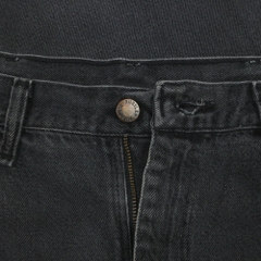 90s Rustler Faded Black Denim Worker Jeans Size 35