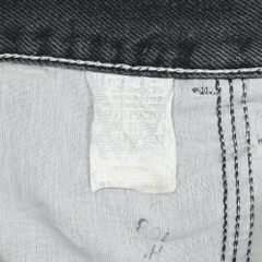 90s Rustler Faded Black Denim Worker Jeans Size 35