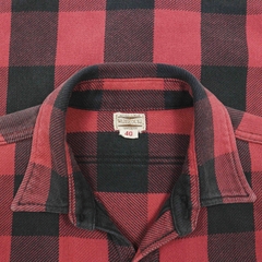 Warehouse Japan Heavy Flannel Work Shirt Size L
