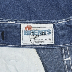 Vtg 80s Brents USA Denim Cargo Pants Size Small-Long