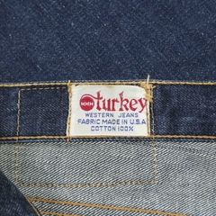Vtg Turkey USA Half Selvedge Denim Jeans Size 30