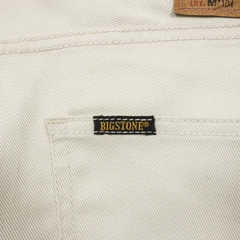 Vtg 70s Big Stone Ivory Denim Jeans Size 32
