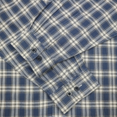 L.L.Bean Herringbone Twill Plaid Shirt Size XL