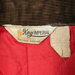 Vintage Key Imperial Quilted Lined Denim Jacket Size XL