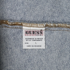 90s Guess Brand Denim Jacket Women Size L