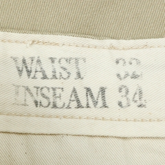 Toys McCoy Steve McQueen Khaki Trousers Size 30
