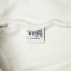 90s Guess White Trucker Denim Jacket Size L