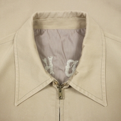 Vintage Tergal Chainstitch Embroidery Jacket Size M