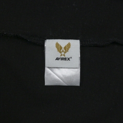 Avirex Black Army Graphic Print T-Shirt Size M