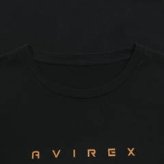 Avirex Heavy Cotton Black Graphic T-Shirt Size L