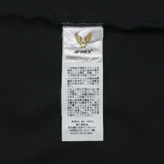 Avirex Heavy Cotton Black Graphic T-Shirt Size L