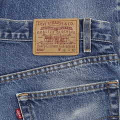 90s Levi's 550 Denim Jeans Size 35