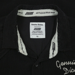 Dickies Black Corduroy Work Shirt Size L