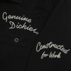 Dickies Black Corduroy Work Shirt Size L