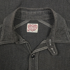 Full Count Japan Salt-Pepper Work Shirt Size M