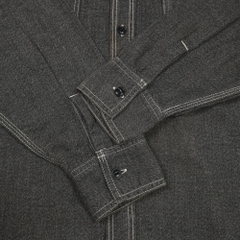 Full Count Japan Salt-Pepper Work Shirt Size M