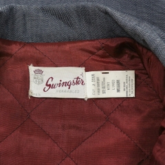 Vintage 70s Swingster USA Quilt-lined Denim Jacket Size M