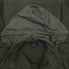 R.Newbold Olive Herringbone Field Jacket Size M