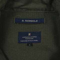 R.Newbold Olive Herringbone Field Jacket Size M