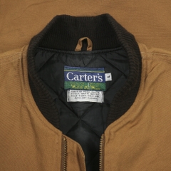 Vtg Carter's USA Quilt-lined Duck Vest Size L