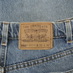 90s Levi's 550 USA Made Denim Jeans Size 32