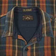 Deluxeware x Samurai Jeans x Cushman Heavy Flannel Shirt Size M