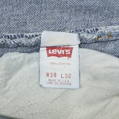 80s Levi's 501 USA Made Denim Jeans Size 37