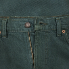 90s Levi's 550 USA ‘Green Dyed’ Denim Jeans Size 32
