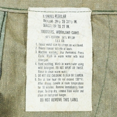 Civil Edition Woodland Camo Combat Trousers Size XS