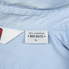 Ben Davis Chainstitch Embroidery Work Shirt Size M