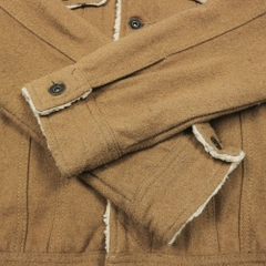 Jungle Storm Sherpa-Lined Wool Jacket Size S
