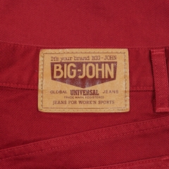 90s Big John Japan Red Denim Jeans Size 31