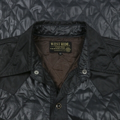 West Ride Japan Quilted Western Motorcycle Shirt Size L