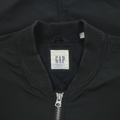 00s GAP Black Quilt-lined Bomber Jacket Size XL